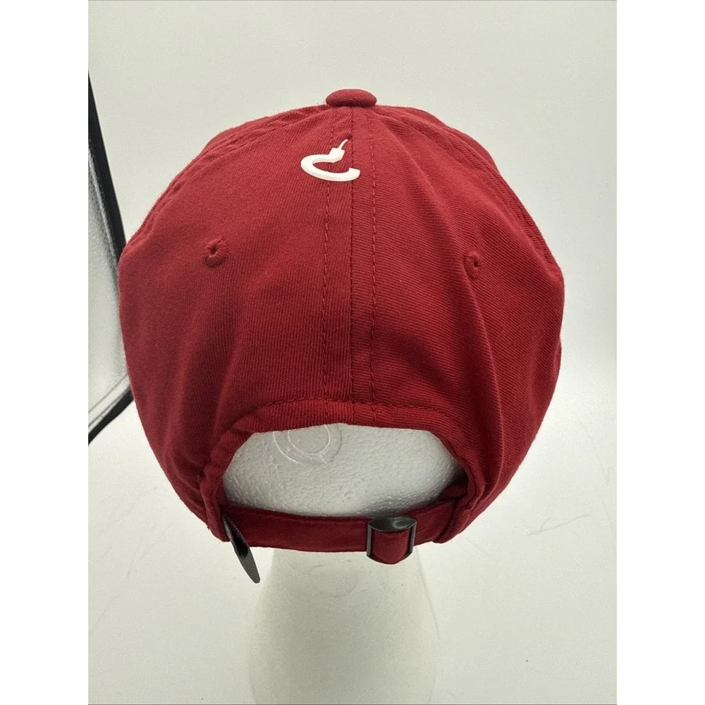 Oklahoma Sooners Men's Top of the World Crimson Staple Adjustable Hat Cap‎